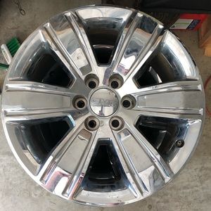 GMC 20x10 Chrome Clad Wheels